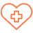 heart cross icon