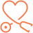 heart stethoscope icon